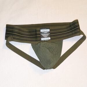 Swimmer's Jockstrap Men's Athletic Supporter 3" Wide Waistband Gym Swim Large